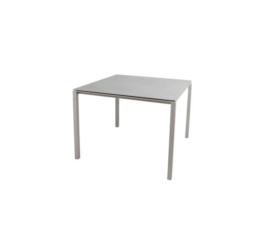 Pure tafel, 100x100 cm