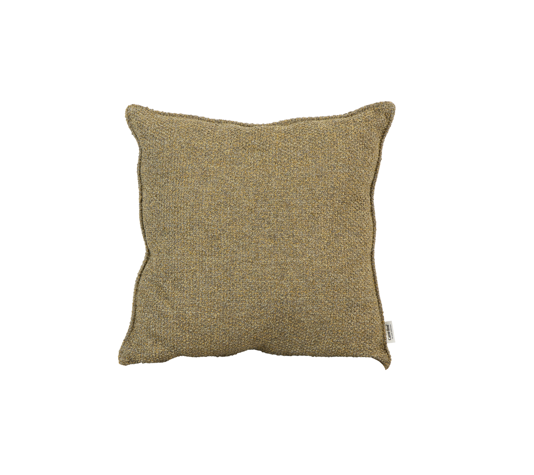 Textuur vierkante kussens in een warme, aardse tint, perfect voor het toevoegen van comfort en stijl aan elke setting.