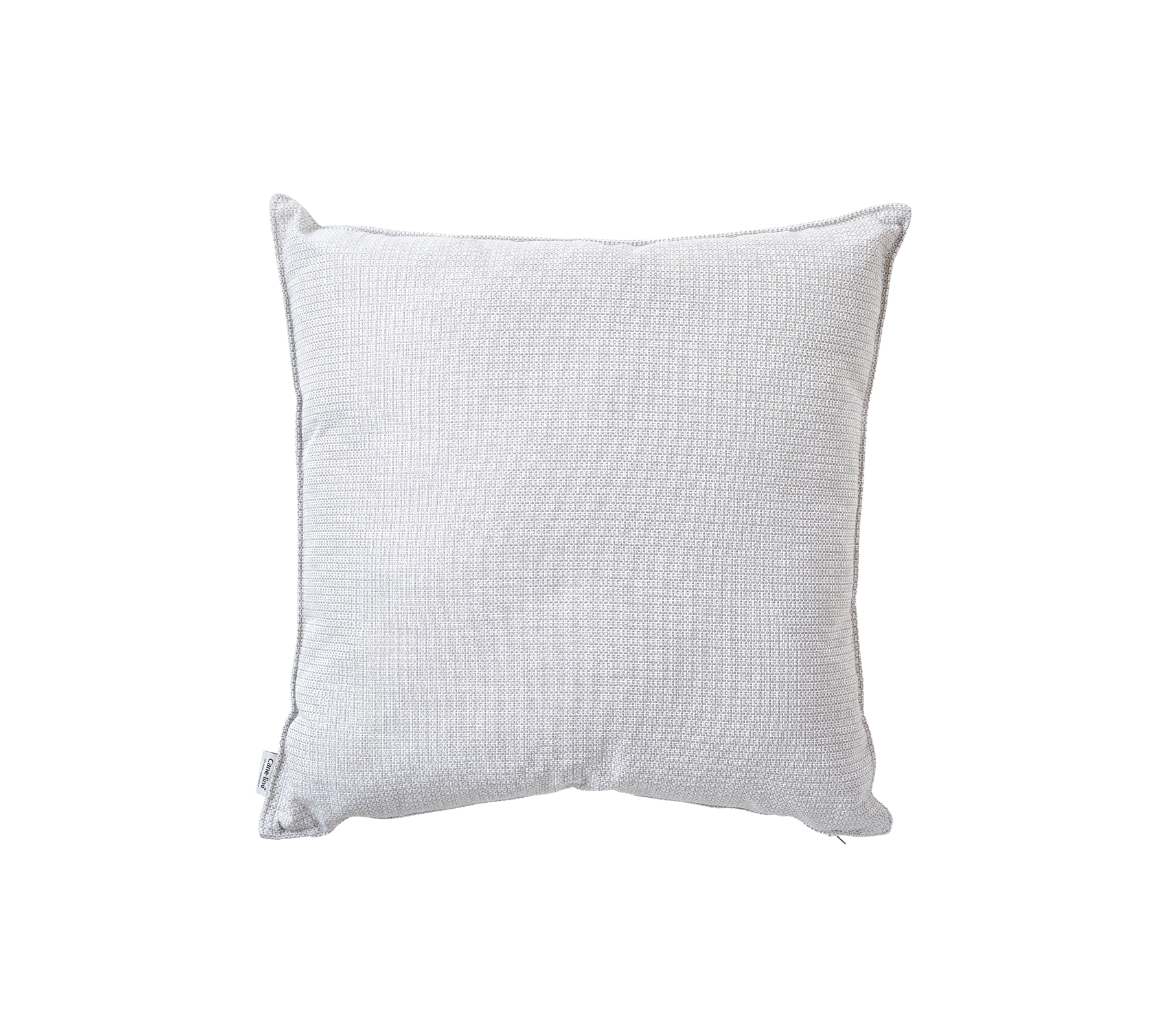 Zachte lichtgrijze decoratieve kussen met een gestructureerd patroon, ideaal om comfort en stijl toe te voegen aan elke ruimte.