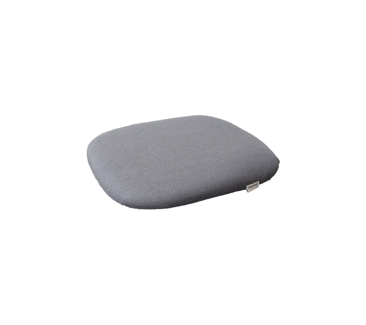 Grijze kussen ontworpen voor comfort en ondersteuning, met een slanke, minimalistische vorm en zachte stof. Ideaal voor verbeteringen van zitcomfort.