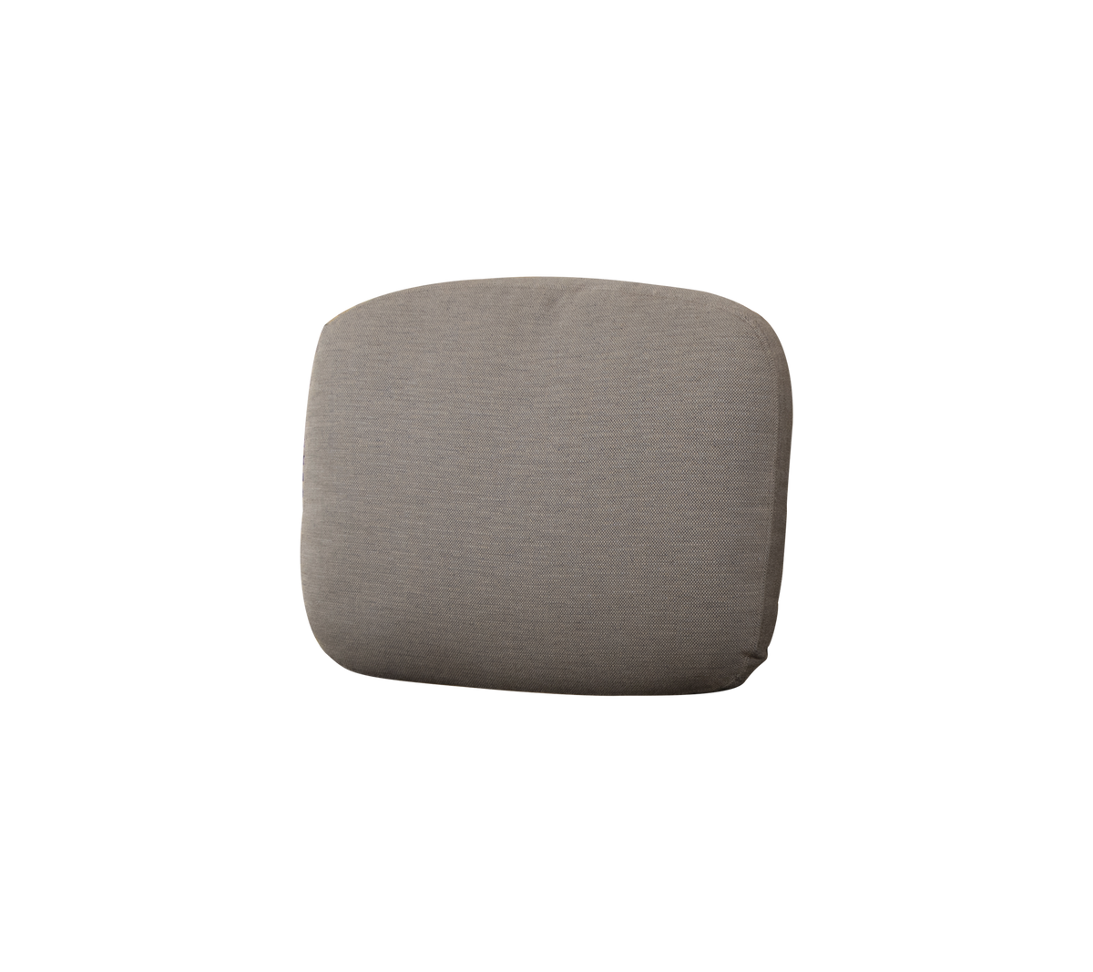 Rechthoekig kussen in een zachte, neutrale stof, ontworpen voor comfort en ondersteuning. Ideaal voor het verbeteren van zitarrangementen.