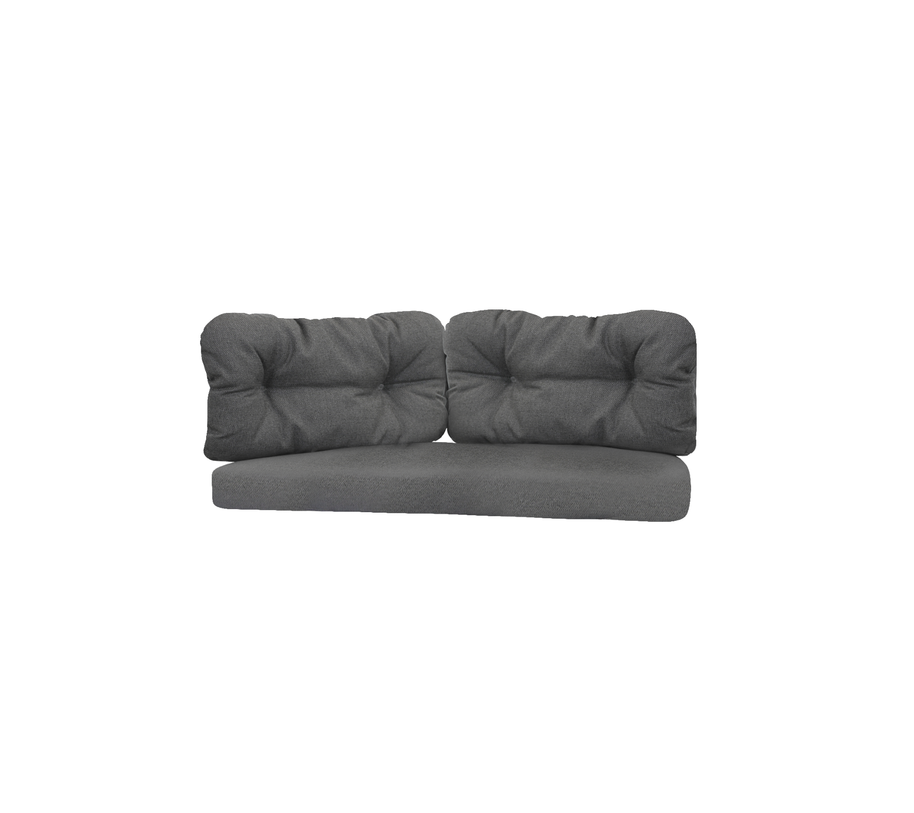 Stijlvolle grijze bank met pluche kussens en een modern design, perfect voor het verhogen van het comfort in elke woonruimte.