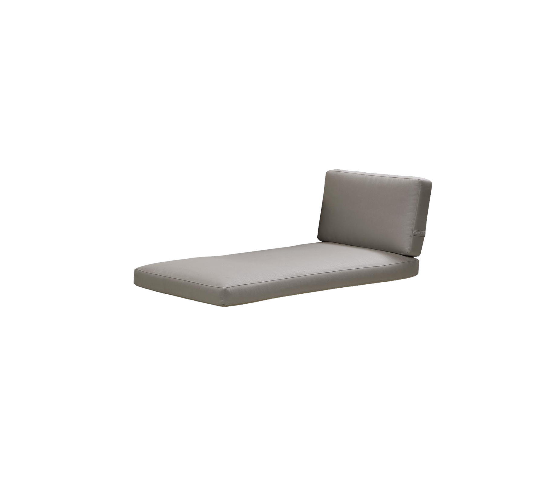 Contemporary grijze lounge stoel met een eenvoudig ontwerp en een ondersteunende rugleuning, perfect voor ontspanning.
