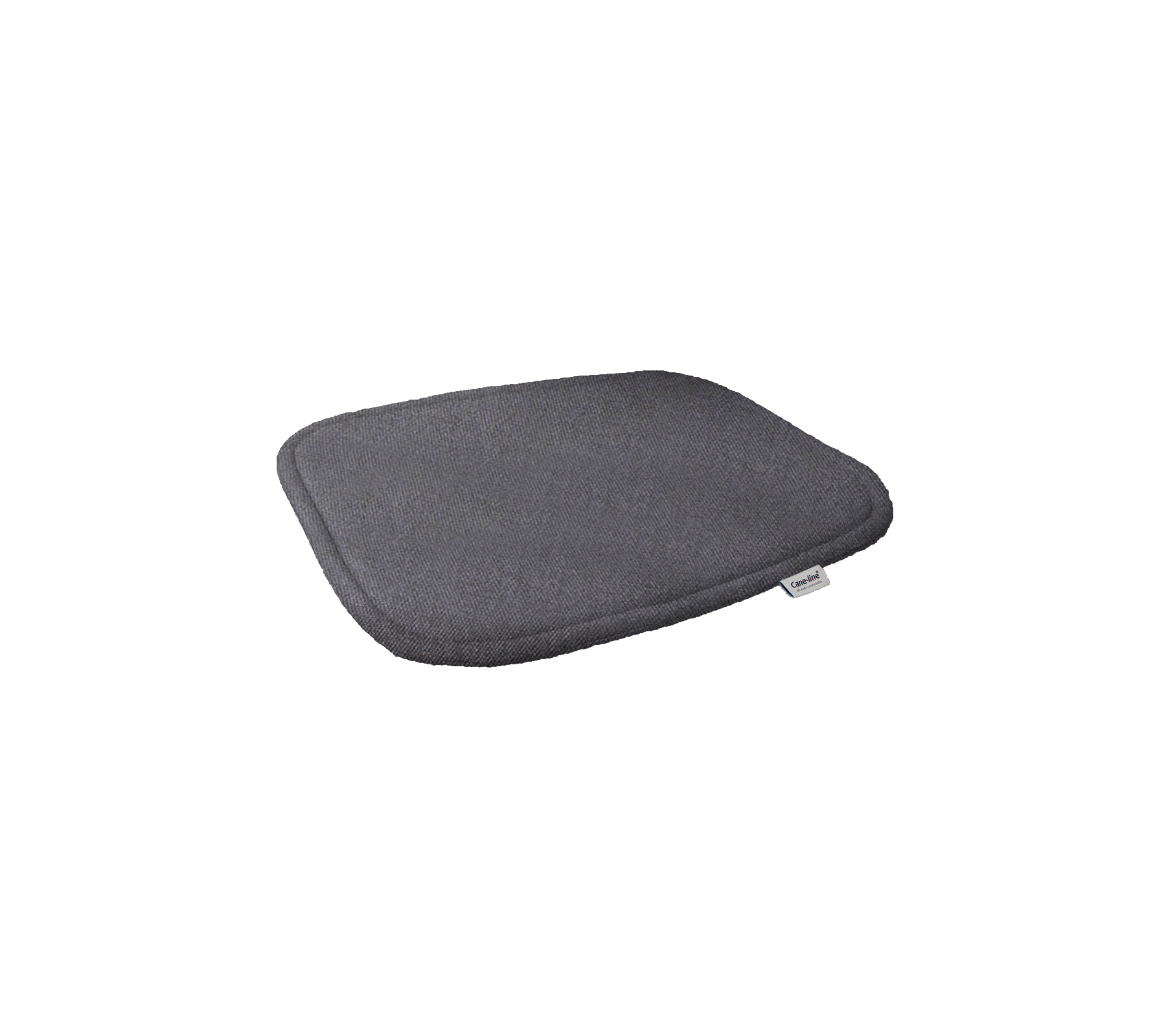 Grijze gevoerde zitkussen ontworpen voor comfort en ondersteuning, met een slanke rechthoekige vorm. Ideaal voor gebruik op kantoor of thuis. Model 7430Y1300.