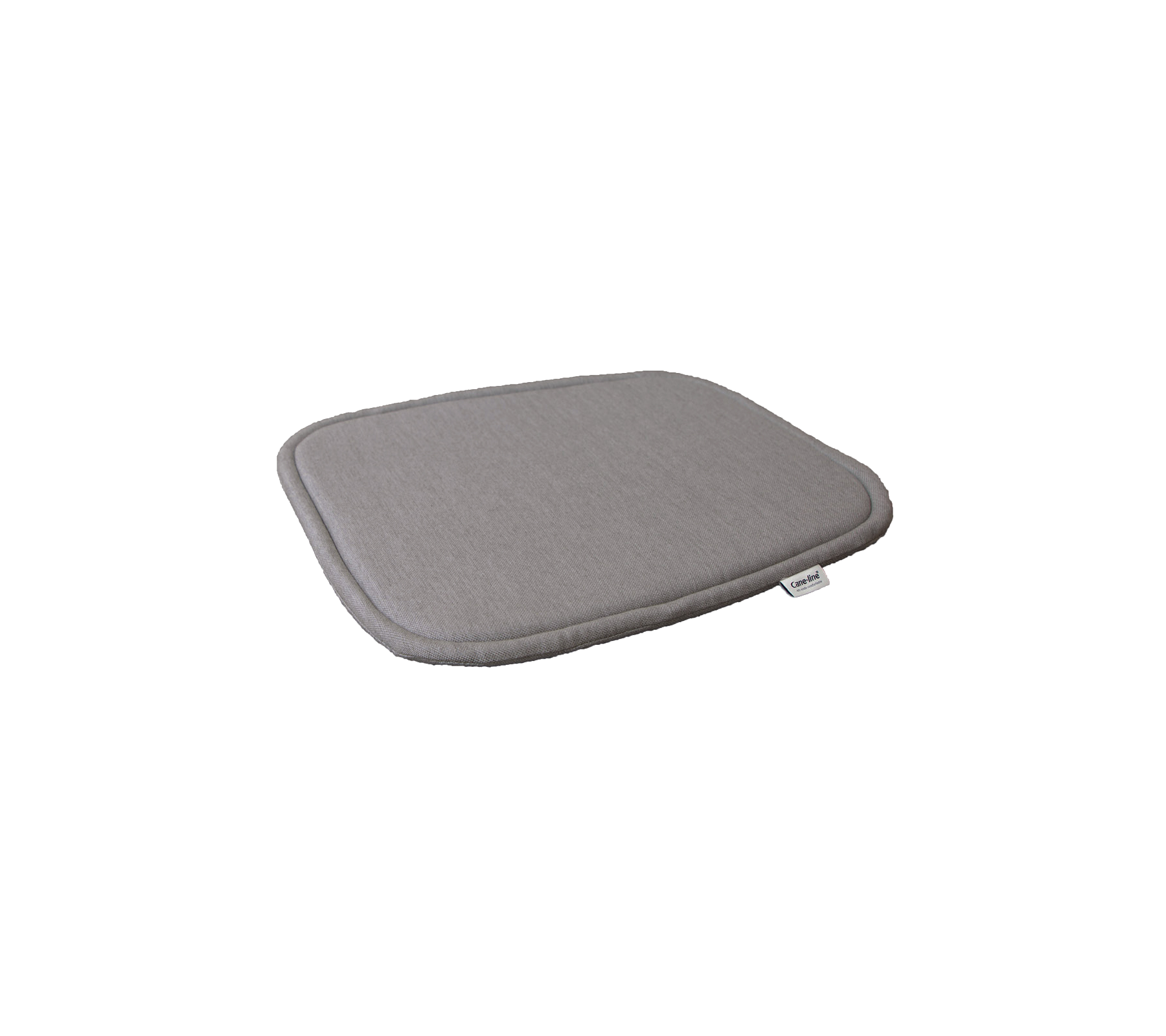 Grijs, zacht kussen met afgeronde randen, ontworpen voor comfort en ondersteuning in verschillende omgevingen. Ideaal voor het verbeteren van zitmogelijkheden.