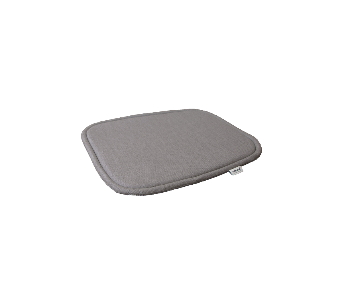 Grijs, zacht kussen met afgeronde randen, ontworpen voor comfort en ondersteuning in verschillende omgevingen. Ideaal voor het verbeteren van zitmogelijkheden.