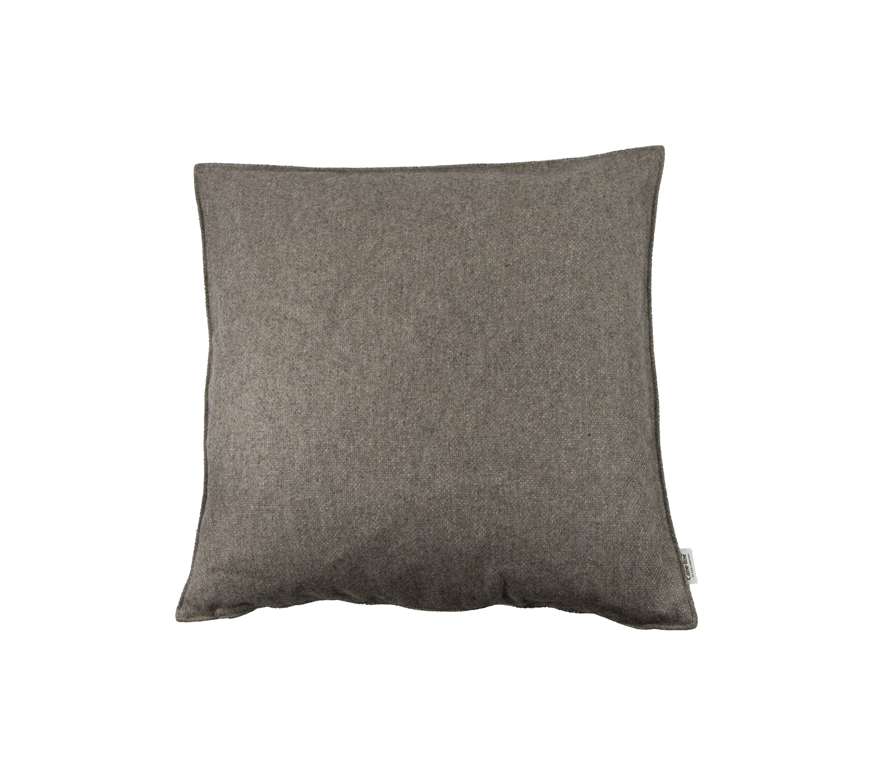 Grijze decoratieve kussen met een zachte textuur, ideaal om comfort en stijl aan elke ruimte toe te voegen.