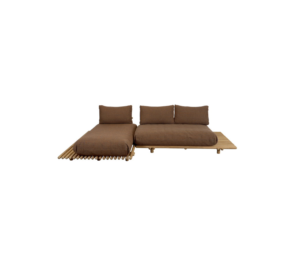 Sticks Platform Sofa met Chaise Longue