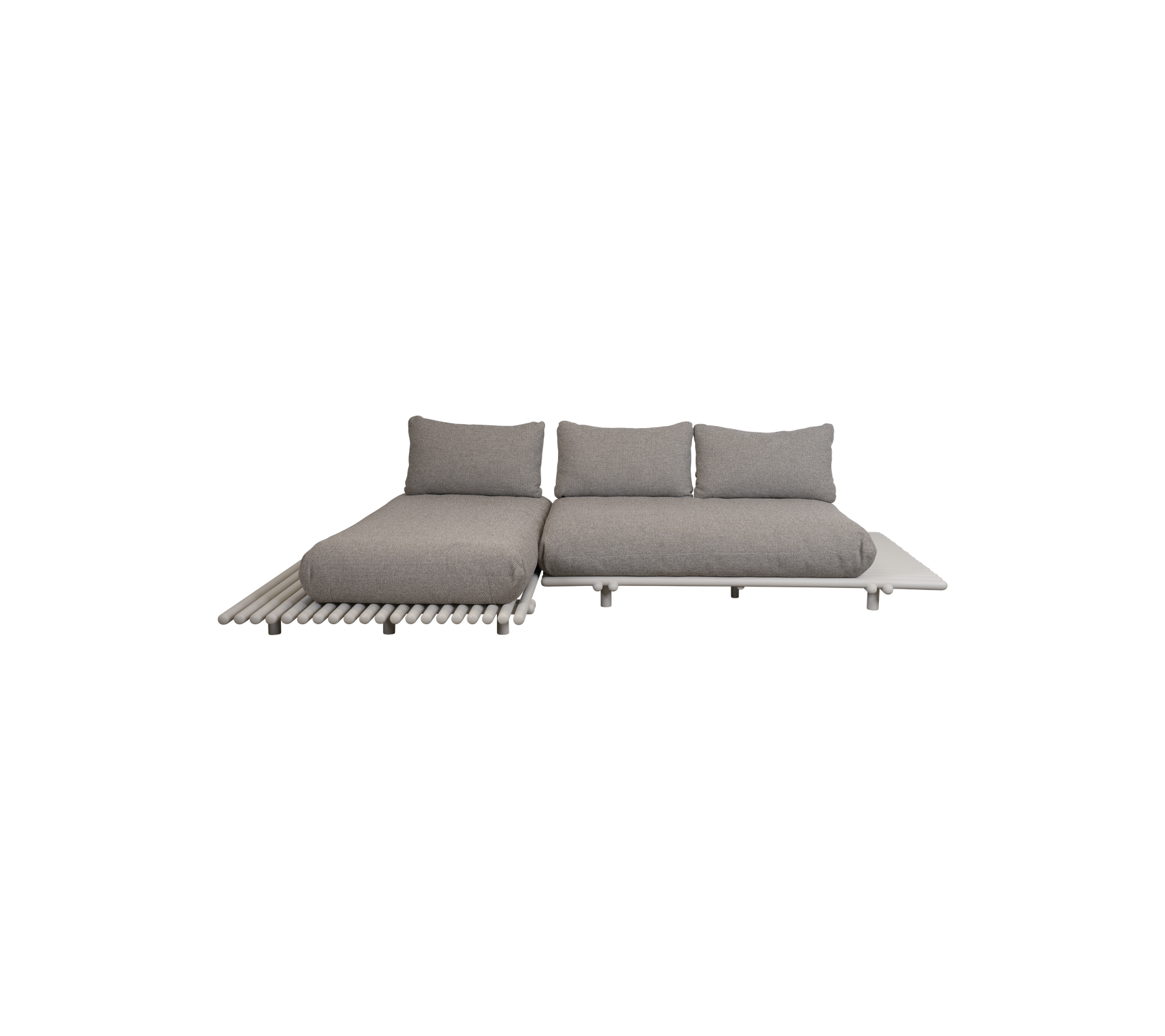 Sticks Platform Sofa met Chaise Longue