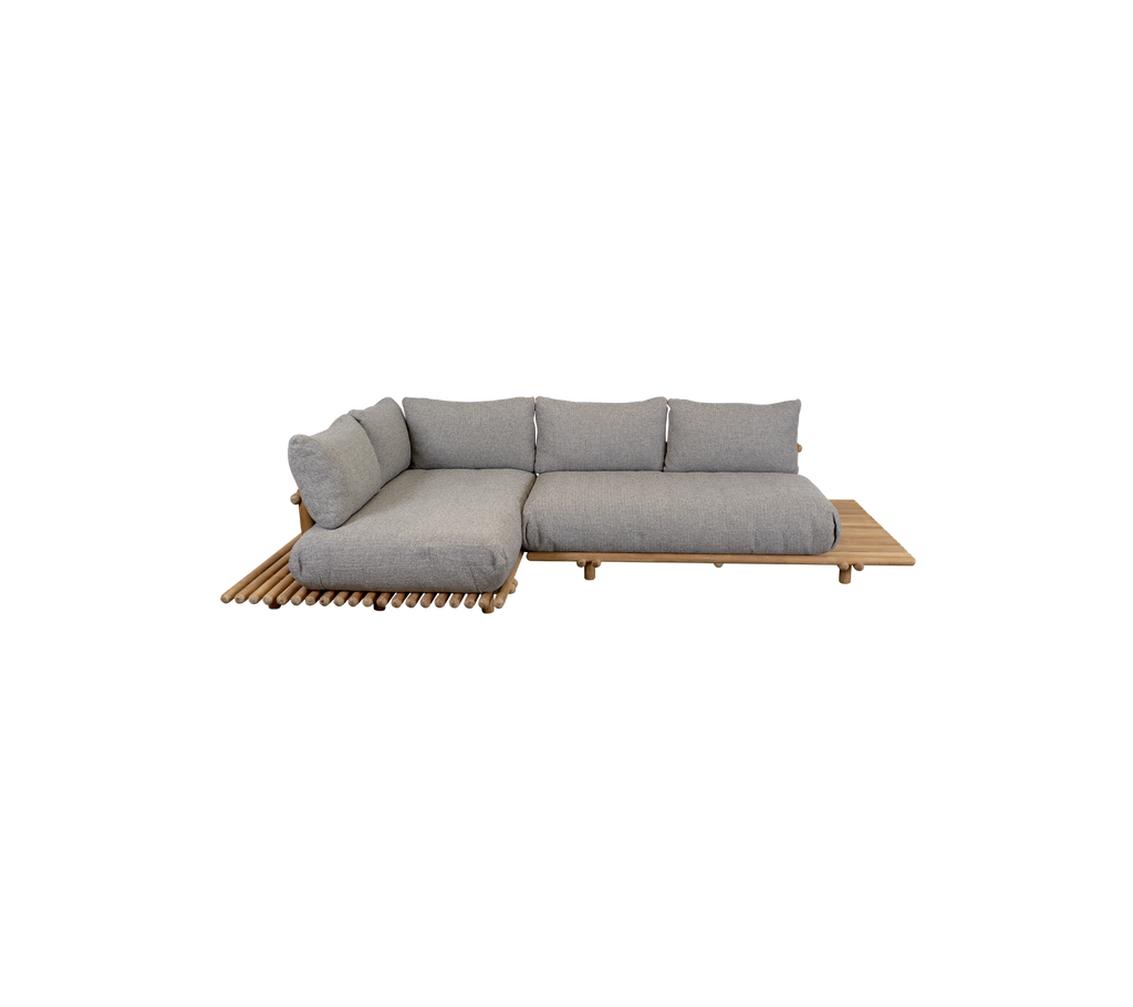 Sticks platform, corner sofa